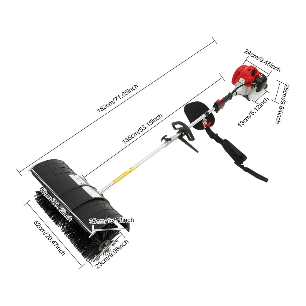 Gasoline Powered Handheld Yard Sweeper